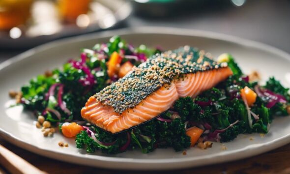 healthy salmon recipe with sesame