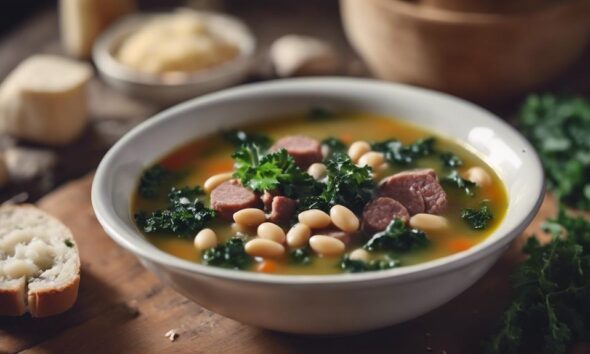 hearty soup with kale