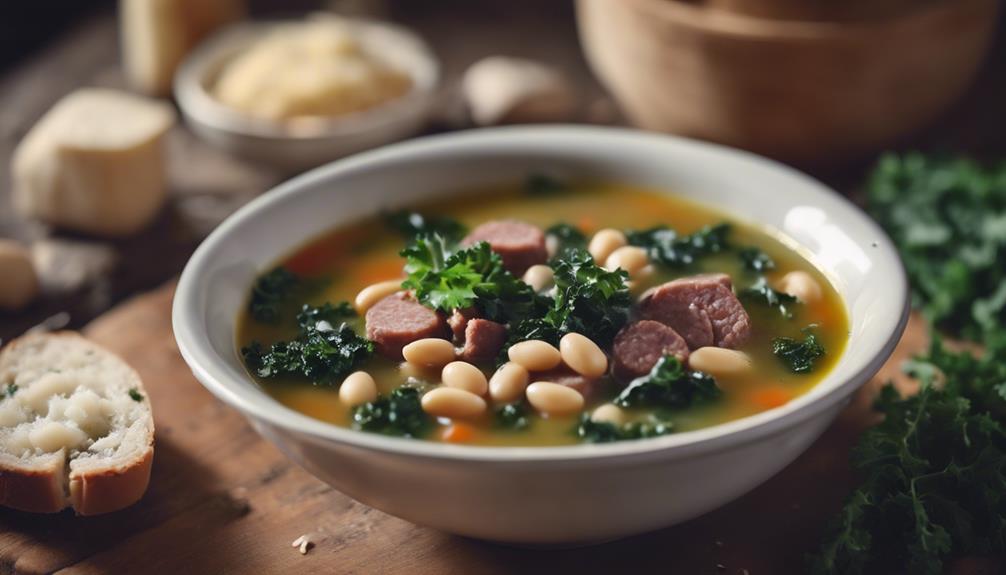 hearty soup with kale