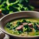 hearty soup with sausage