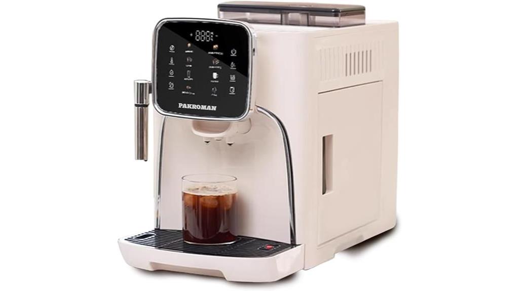 high end coffee machine features