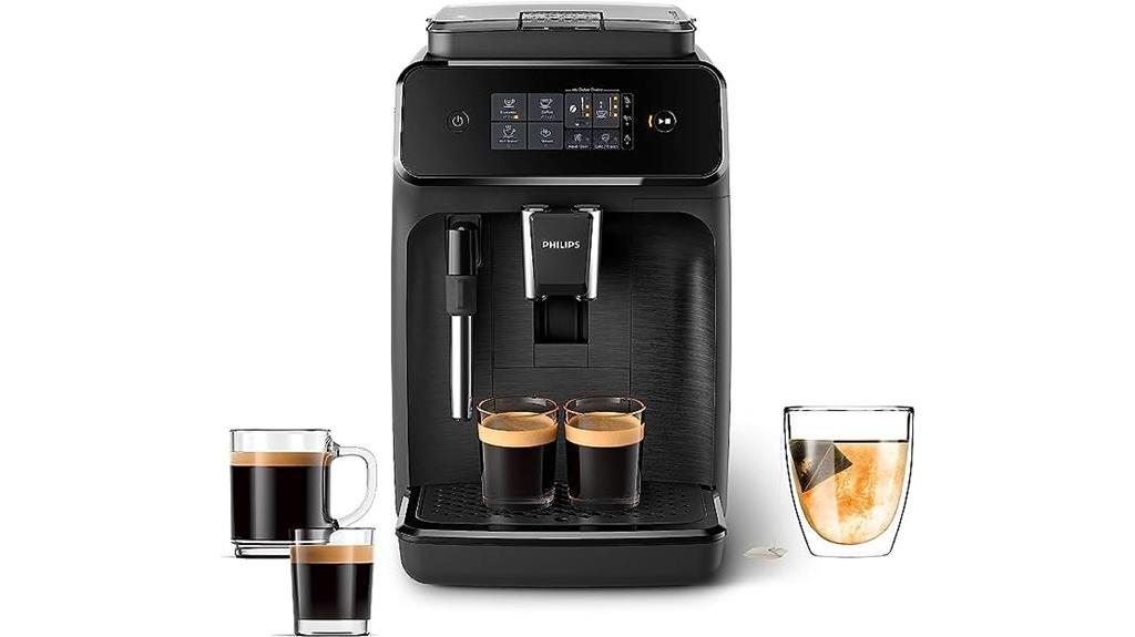 high end coffee machine features
