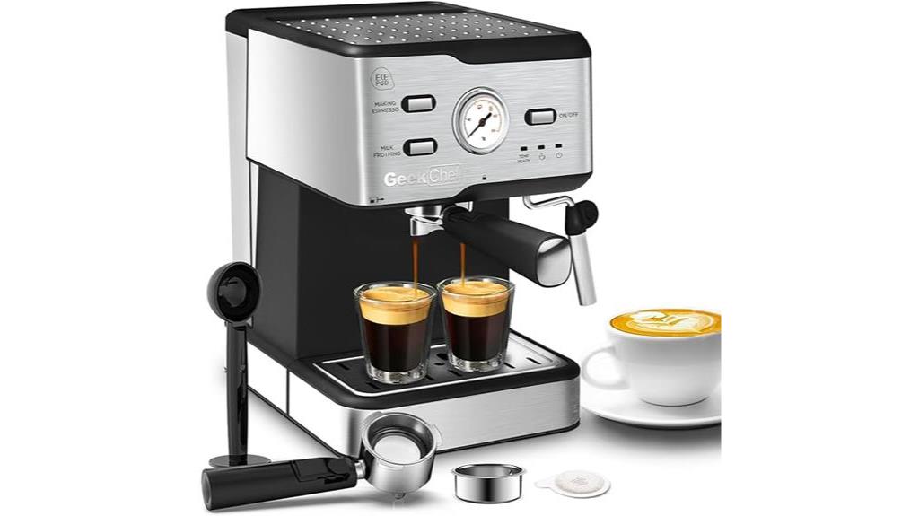 high end espresso machine feature