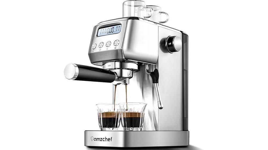 high powered espresso machine features