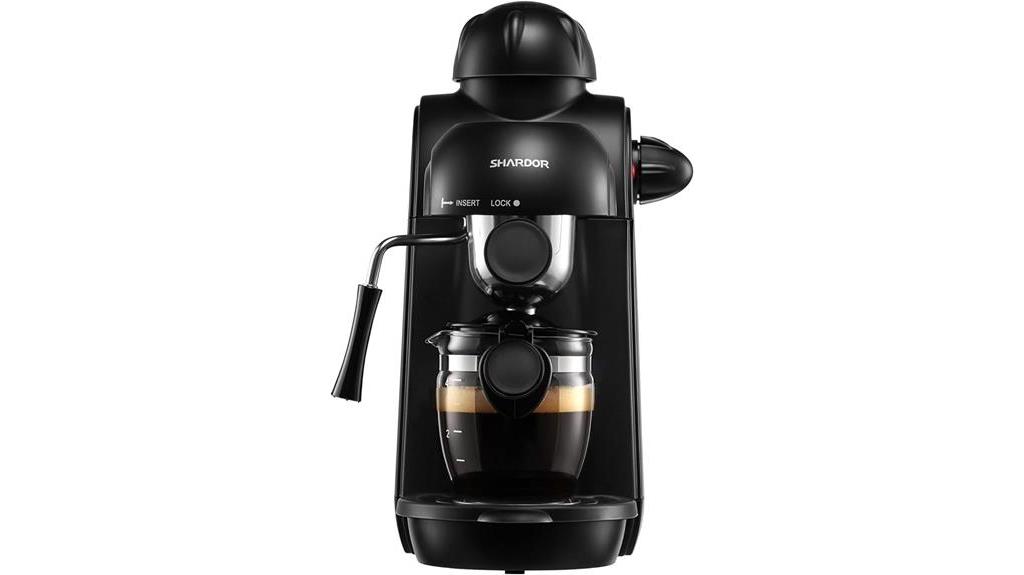 high powered espresso maker option