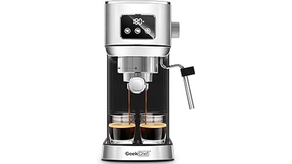 high pressure espresso machine description