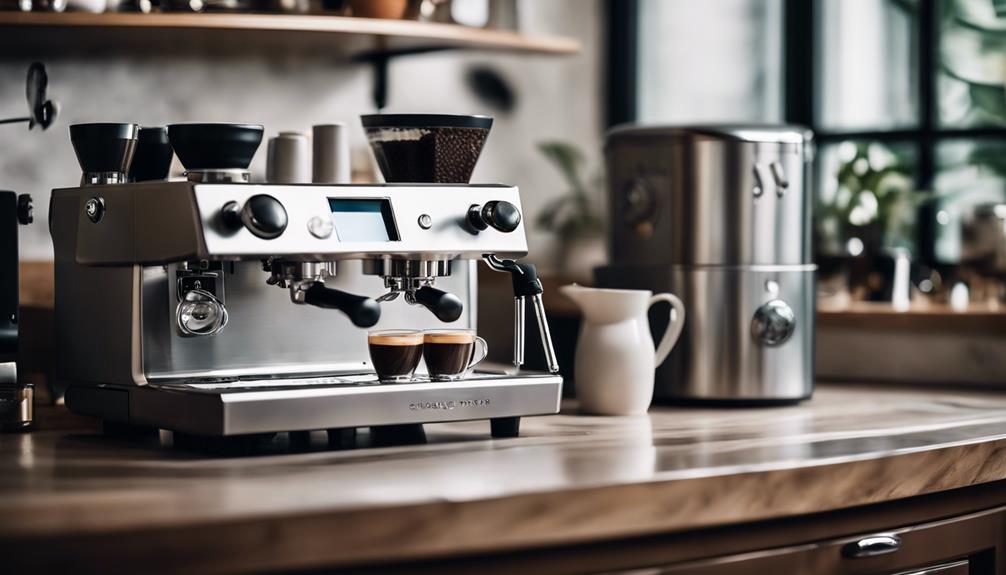 home espresso machines with grinders