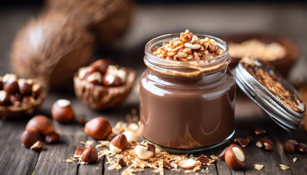 indulgent nutty chocolate delight
