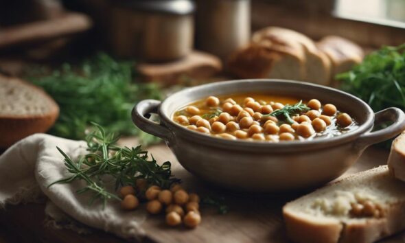 italian pasta chickpea soup