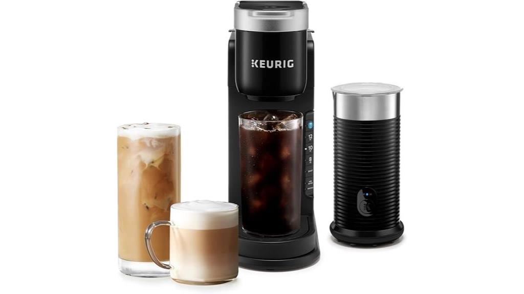 keurig coffee maker with frother