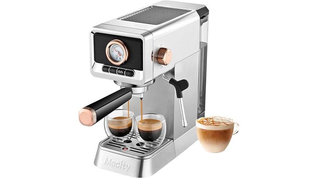 mecity espresso machine features