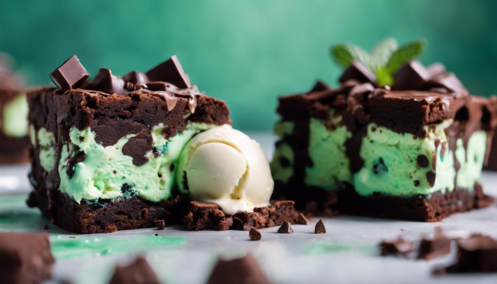 minty chip ice cream