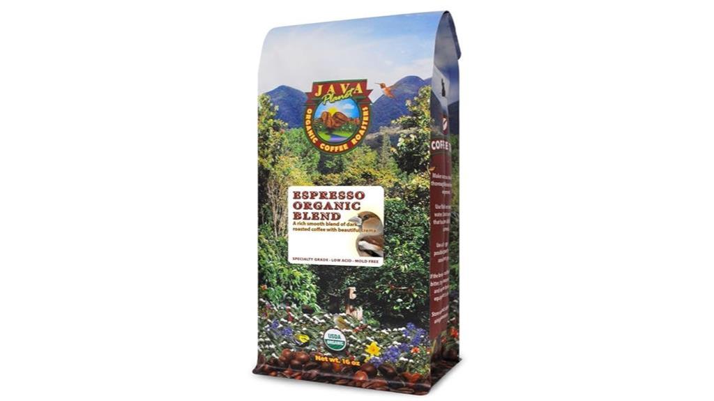 organic espresso blend coffee