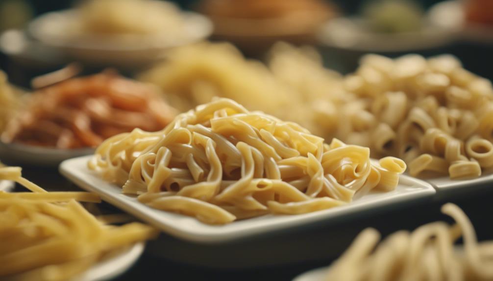 pasta shapes from italy