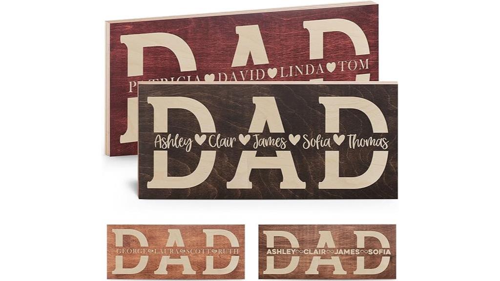 personalized dad and kids