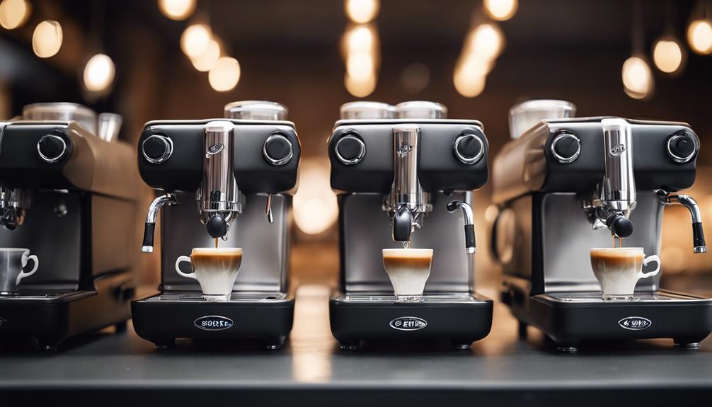 pod espresso machine selection
