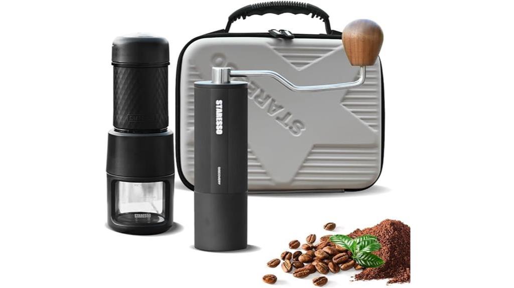 portable espresso and grinder
