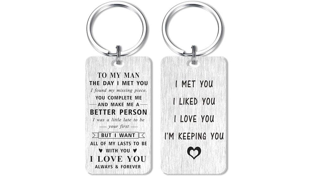 romantic keychain gift idea