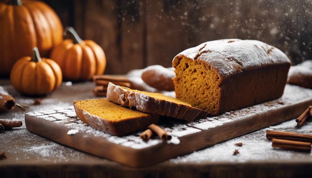 savoring homemade pumpkin treat