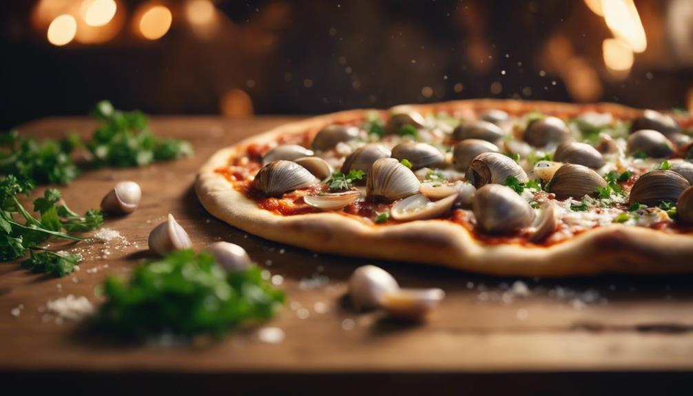 seafood infused twist on pizza