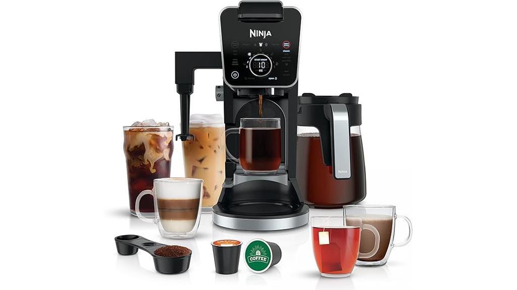 specialty coffee maker with glass carafe
