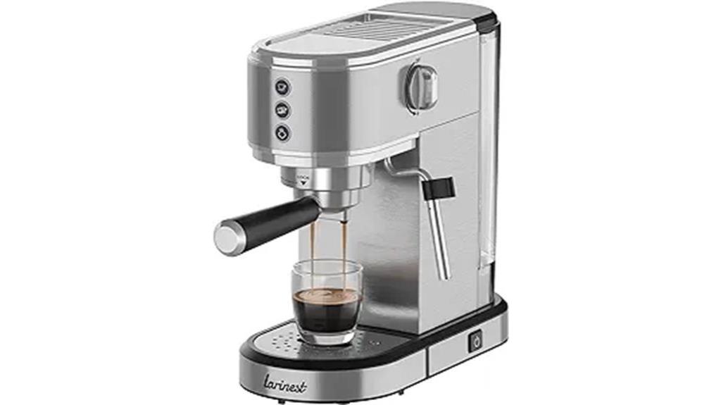 stainless steel espresso maker