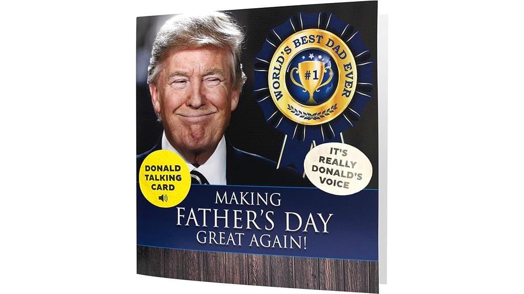 unique donald trump father s day card