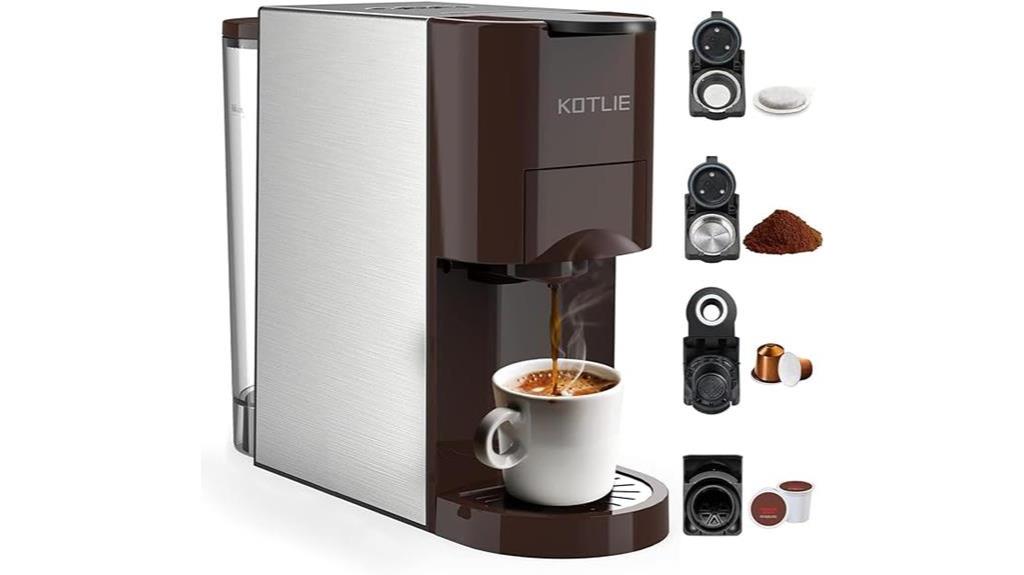 versatile coffee machine options
