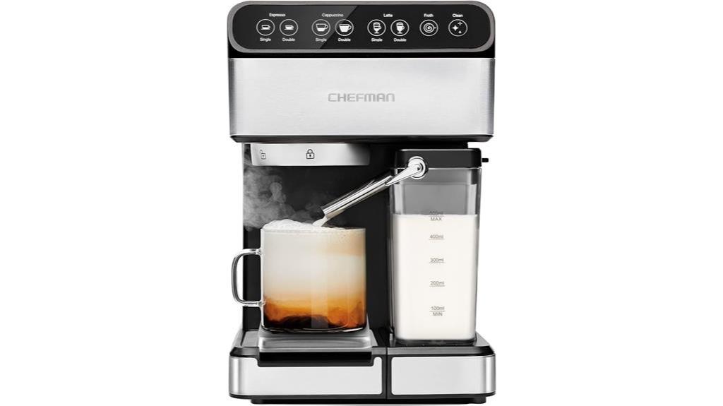 versatile espresso machine features