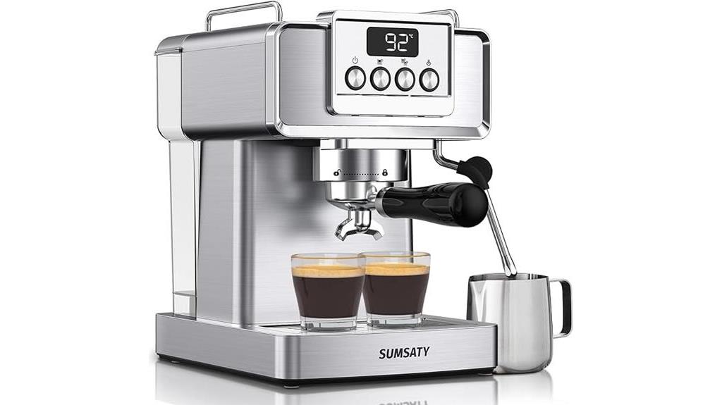 versatile espresso machine with frother