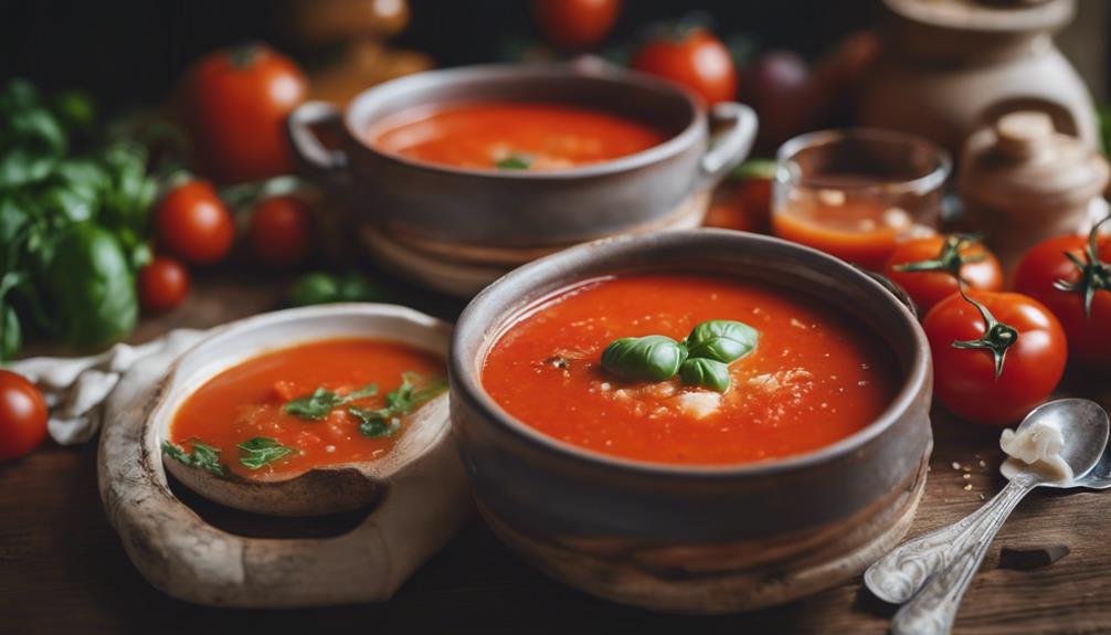 warm comforting tomato soups