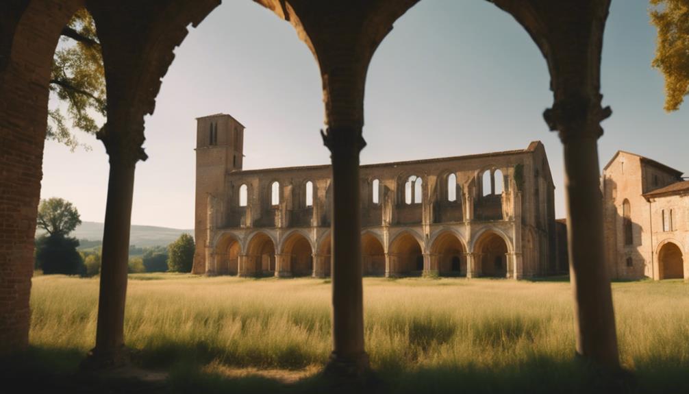 architettura dell abbazia esplorata