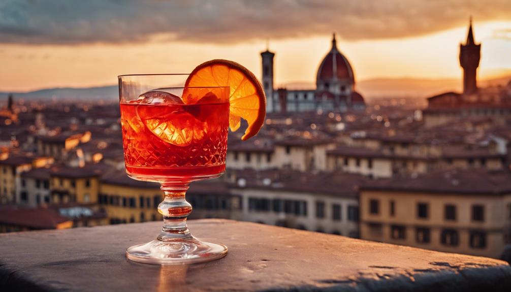 negroni cocktail in florence