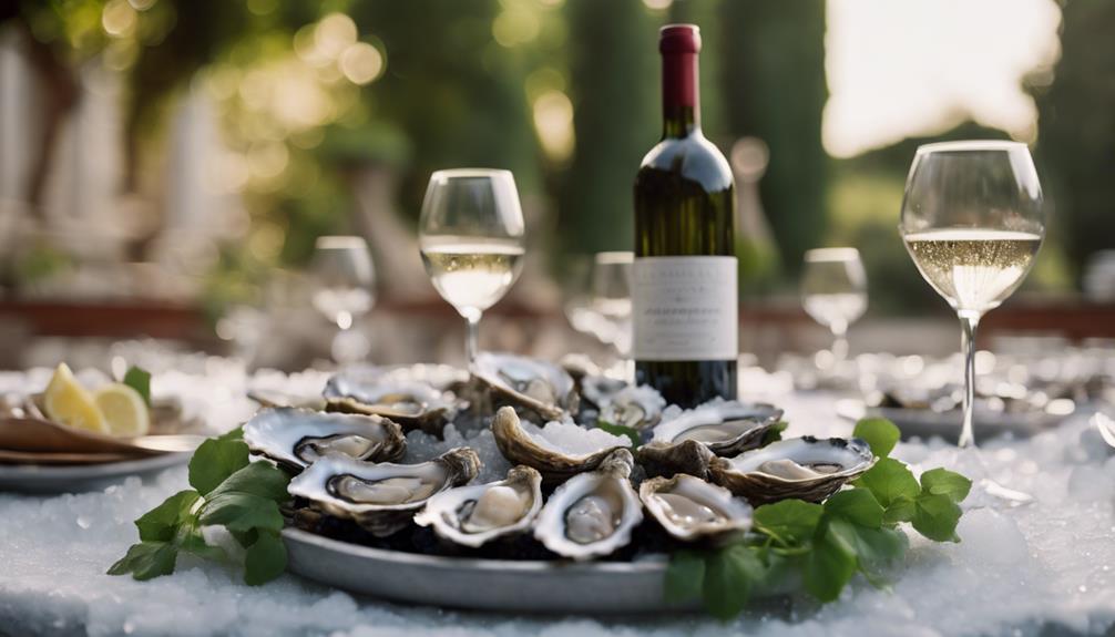 ostriche e vini locali