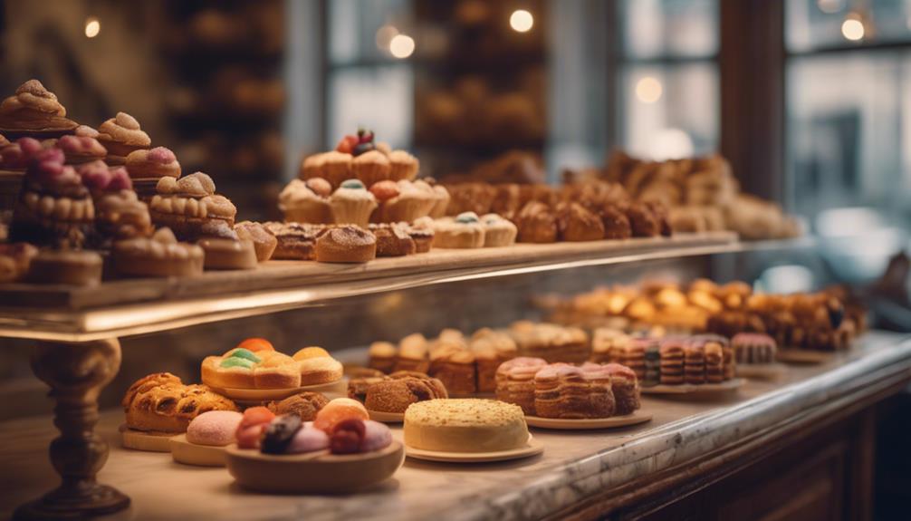 panorama della pasticceria cosi