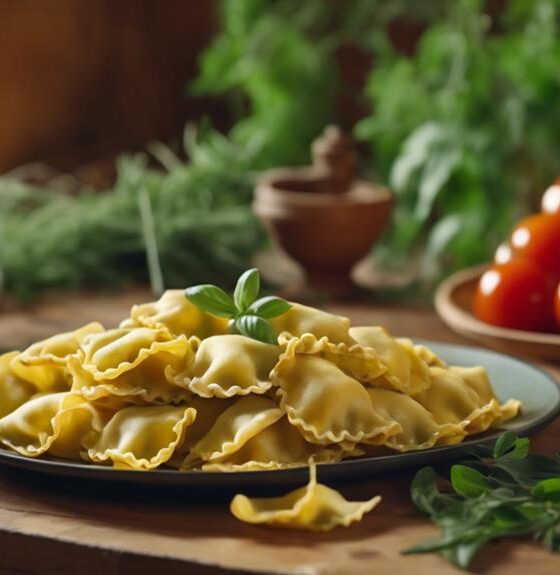 tortelli grigliati di calistro