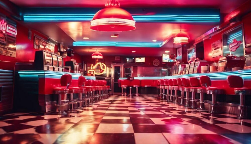 vintage american diner experience