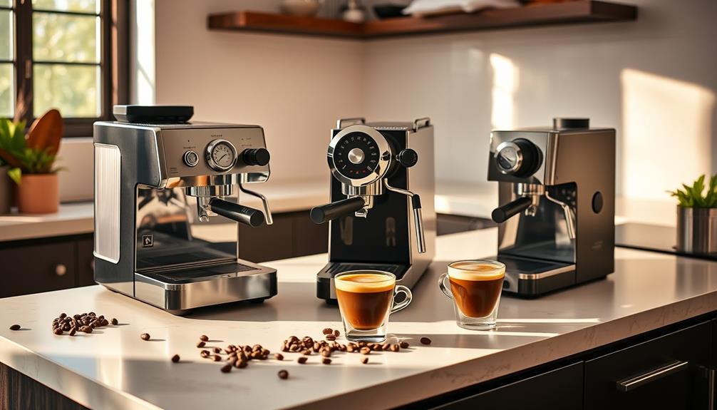 affordable professional espresso machines