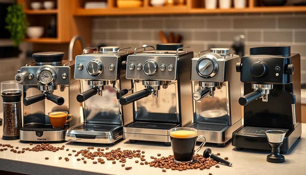 beginner espresso machine selection