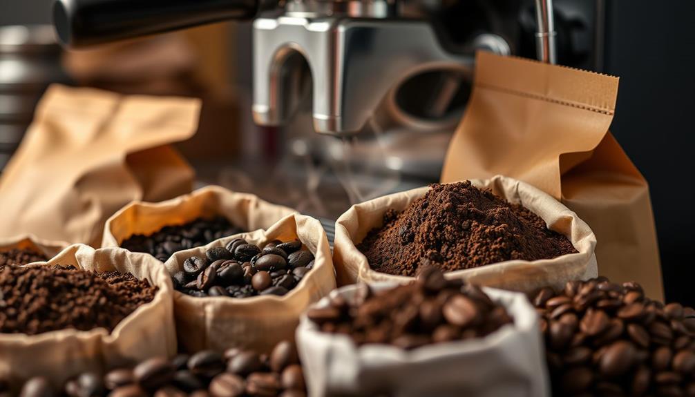 choosing espresso ground coffee