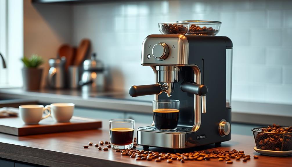 compact espresso machine selection