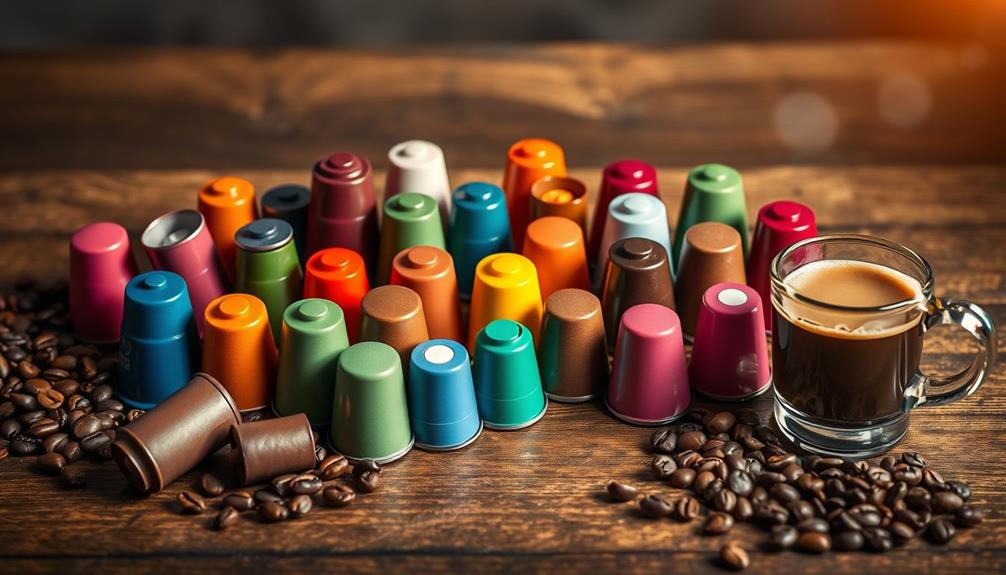 espresso machine capsule selection