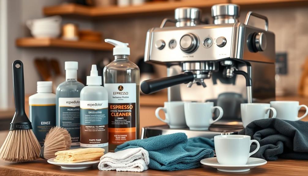 espresso machine cleaning considerations