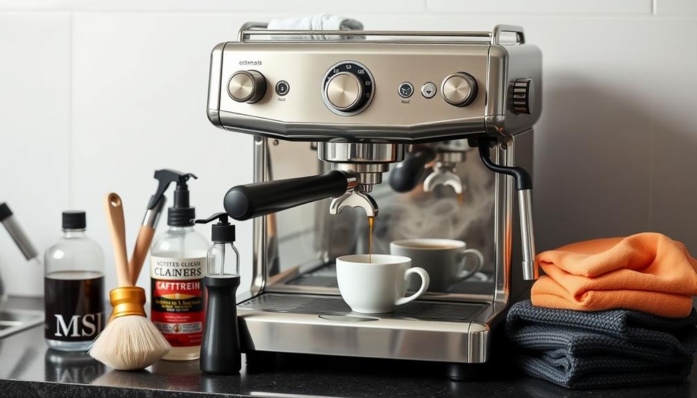 espresso machine cleaning techniques