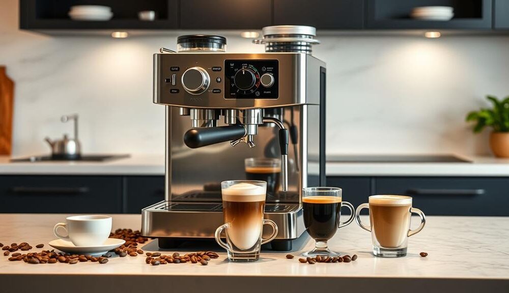 espresso machines with grinder