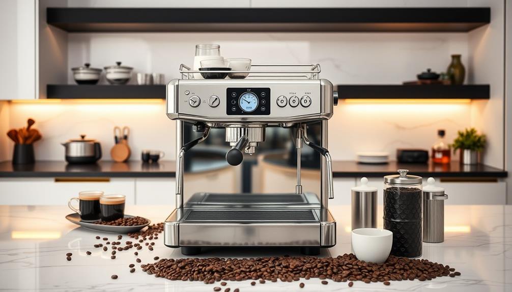 home plumbed espresso machine selection