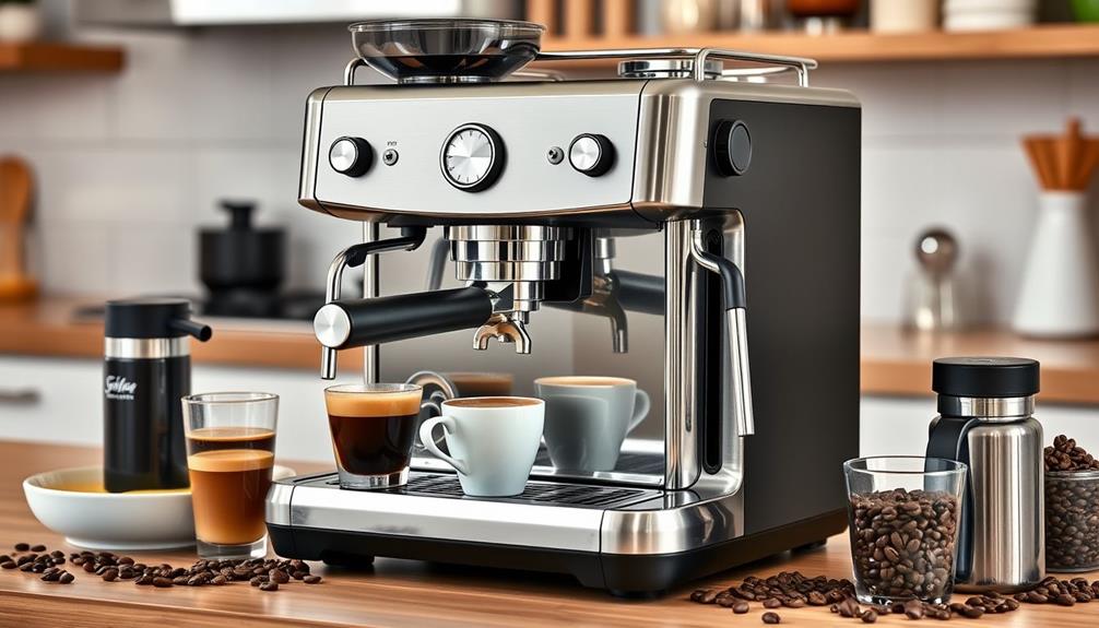 self cleaning espresso machine selection