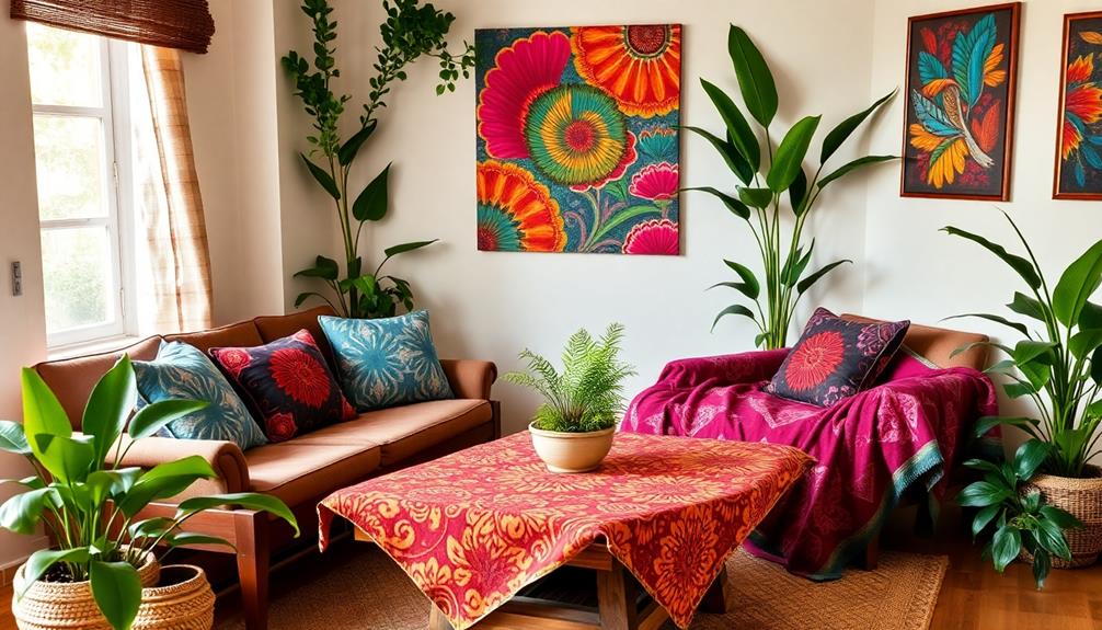 batik designs enhance home decor