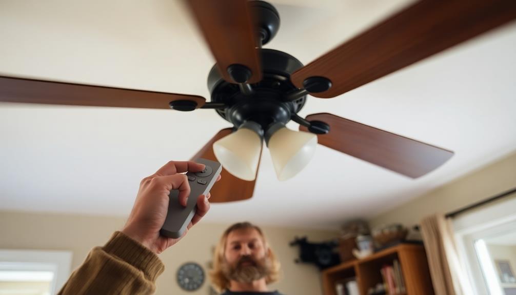 ceiling fan speed issue