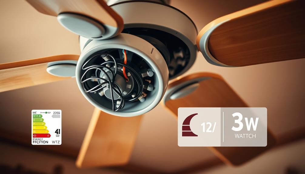 ceiling fan wattage insights